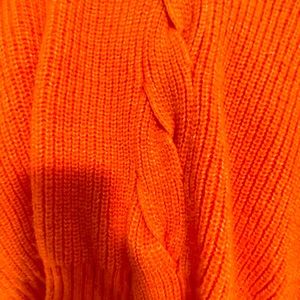 Orange sweatshirt